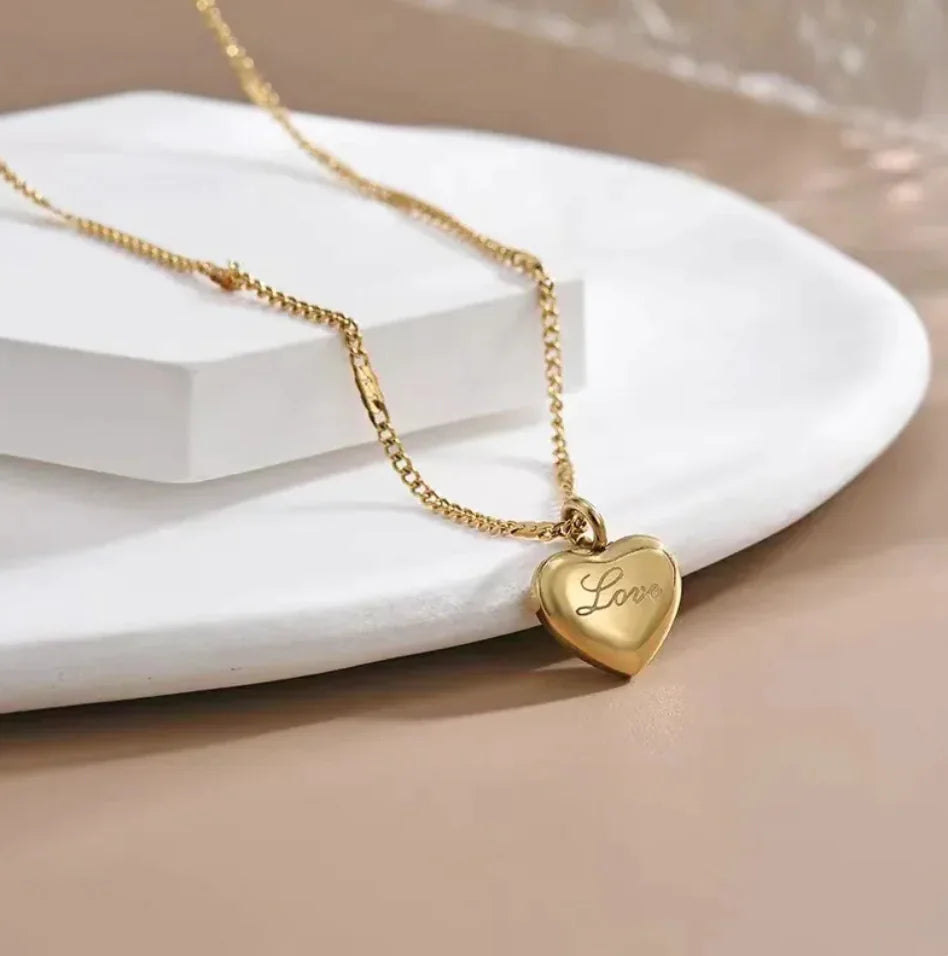 Love Heart Pendant Necklace