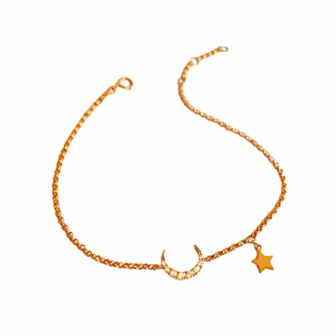 Moon &amp; Star Bracelet