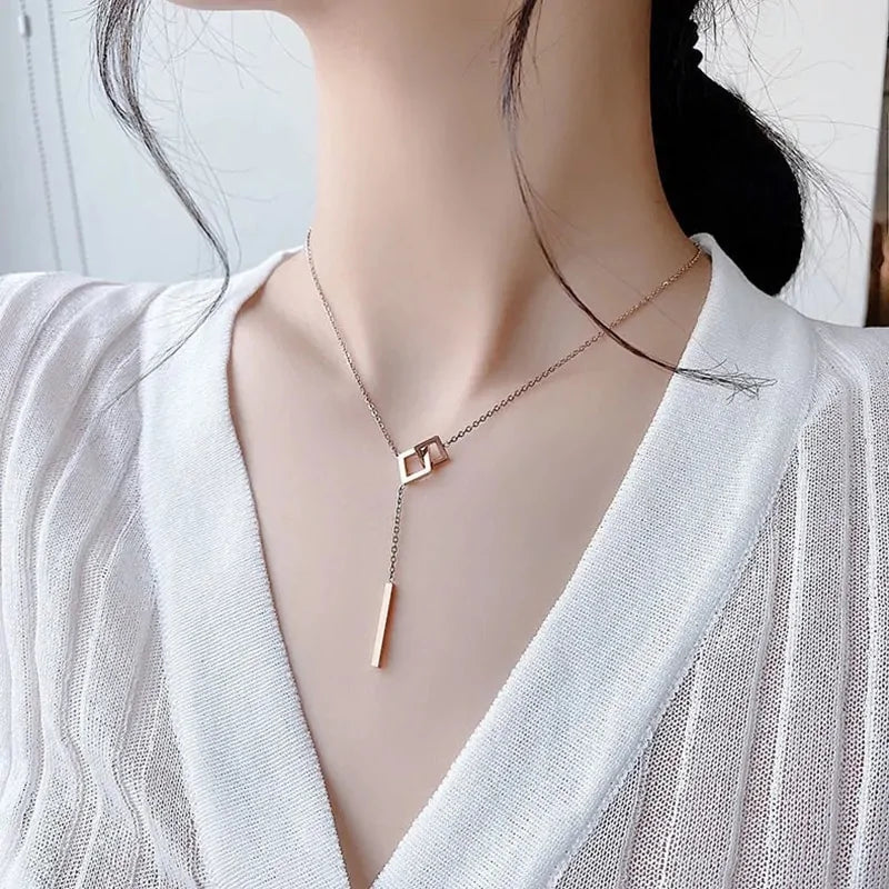 Geometric Necklace