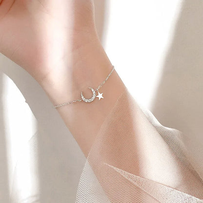 Moon &amp; Star Bracelet