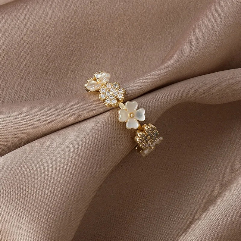 Shell Flower Ring