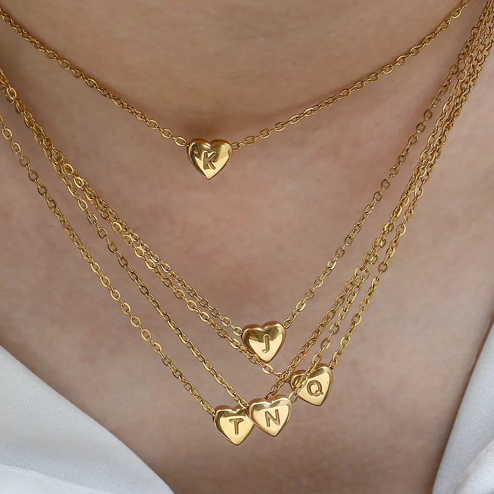 Heart Shaped Personalized Necklace